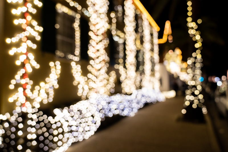 holiday lights on a home