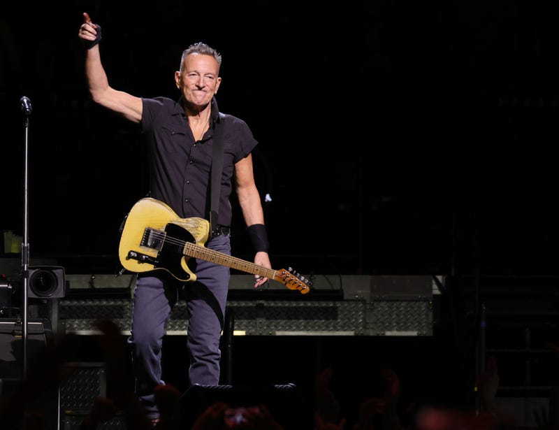 Bruce Springsteen performs at Madison Square Garden on April 01, 2023 in New York City. 
