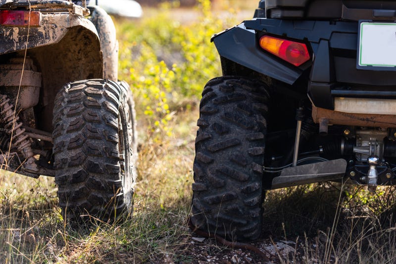 Stock photo of ATVs