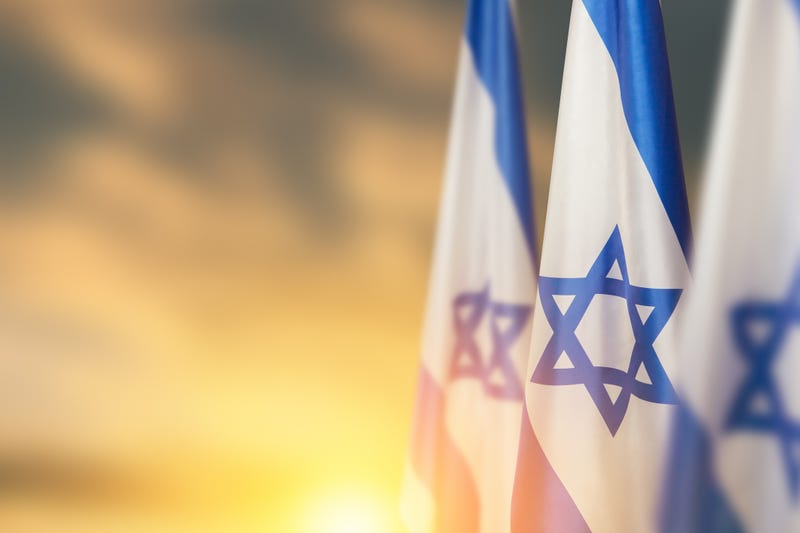 Israeli flags