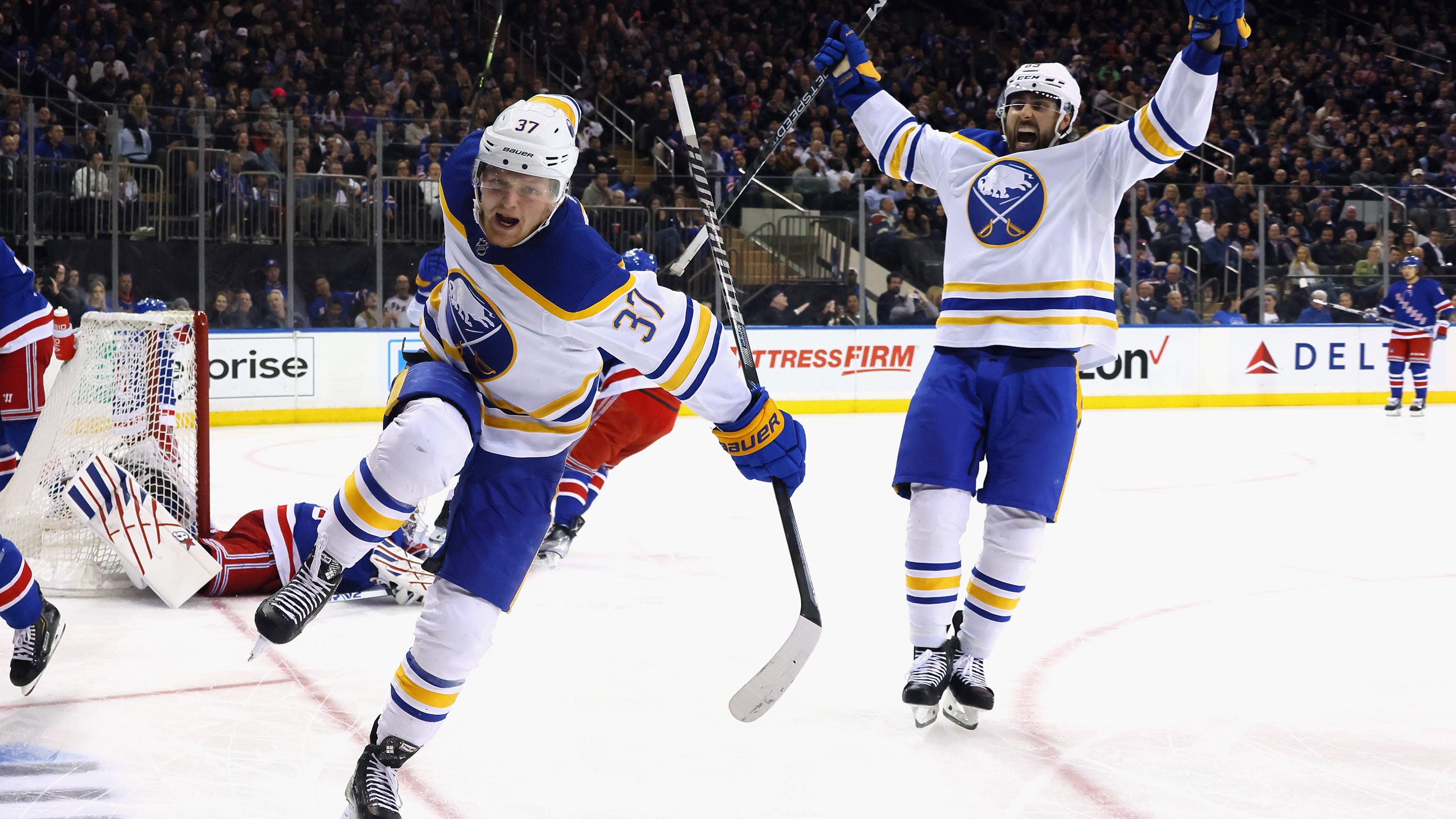 Sabres' playoff hopes remain alive following shootout win over Rangers