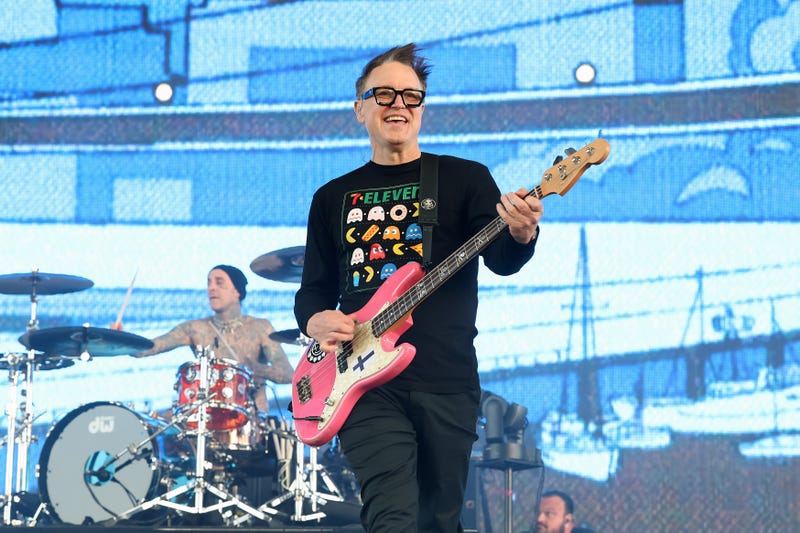 Travis Barker and Mark Hoppus