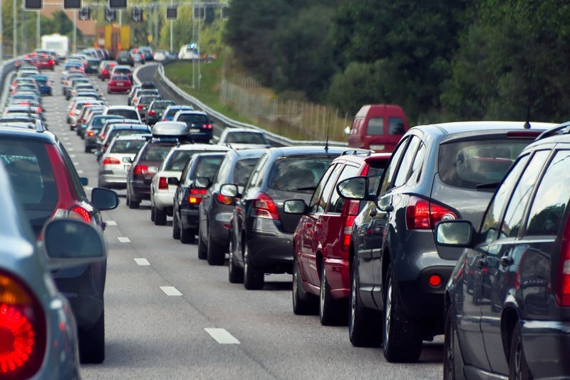 Traffic on a highway