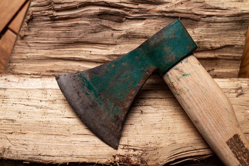 A 51-year-old Southfield man is hospitalized with serious wounds to his face and upper body after his son allegedly swung a hatchet at him late Monday night, police said.