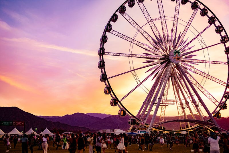 Ferris wheel is seen during the 2023 Coachella Valley Music and Arts Festival on April 22, 2023 in Indio, California. 