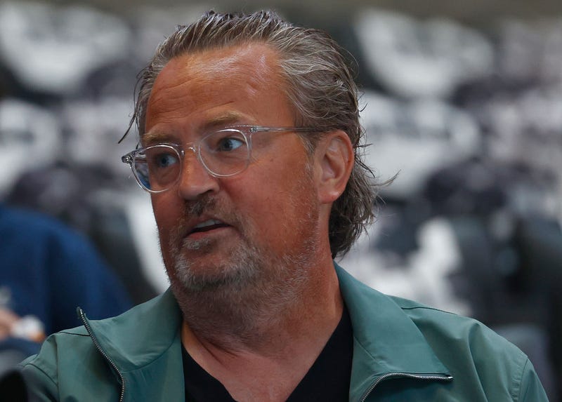 Matthew Perry attends a game between the Edmonton Oilers and the Los Angeles Kings during the first period in Game Six of the First Round of the 2023 Stanley Cup Playoffs at Crypto.com Arena on April 29, 2023 in Los Angeles, California. (Photo by Ronald Martinez/Getty Images)