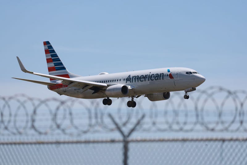 An American Airlines plane