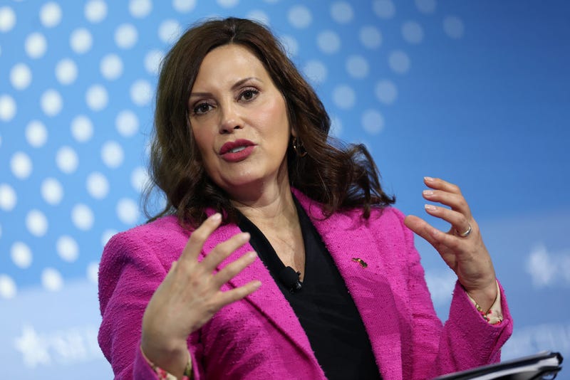 U.S. Gov. Gretchen Whitmer (D-MI) delivers remarks at the SelectUSA Investment Summit on May 04, 2023 in National Harbor, Maryland. The SelectUSA Investment Summit aims at attracting foreign investment in the United States. (Photo by Kevin Dietsch/Getty Images)