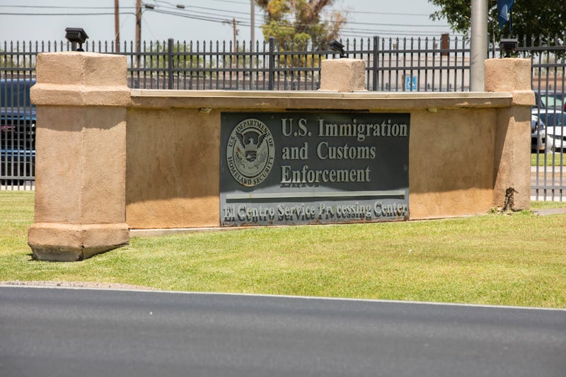 immigrations and customs enforcement sign