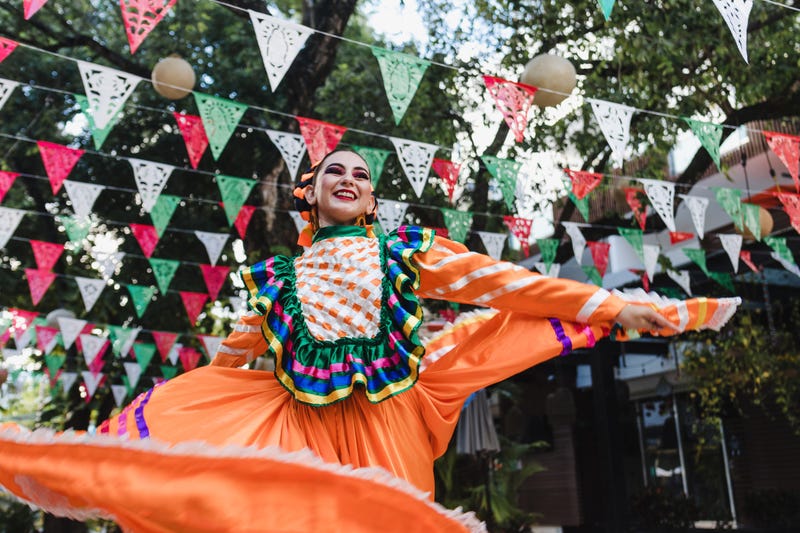 stock image of Mexican Independence celebration