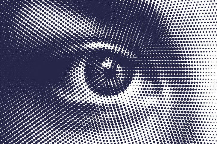 Vector human eye illustration