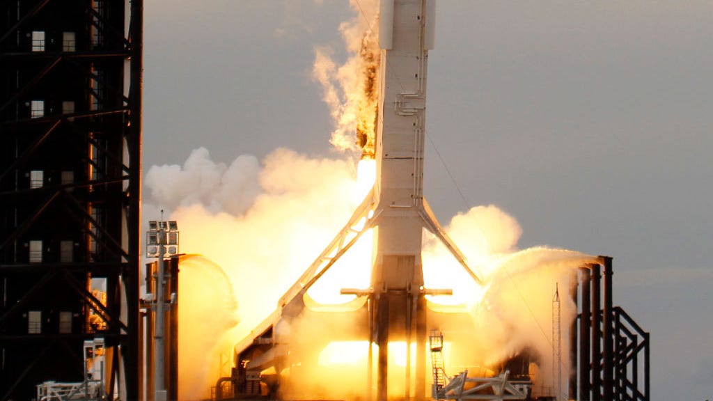 SpaceX rocket tears hole in Ionosphere over California