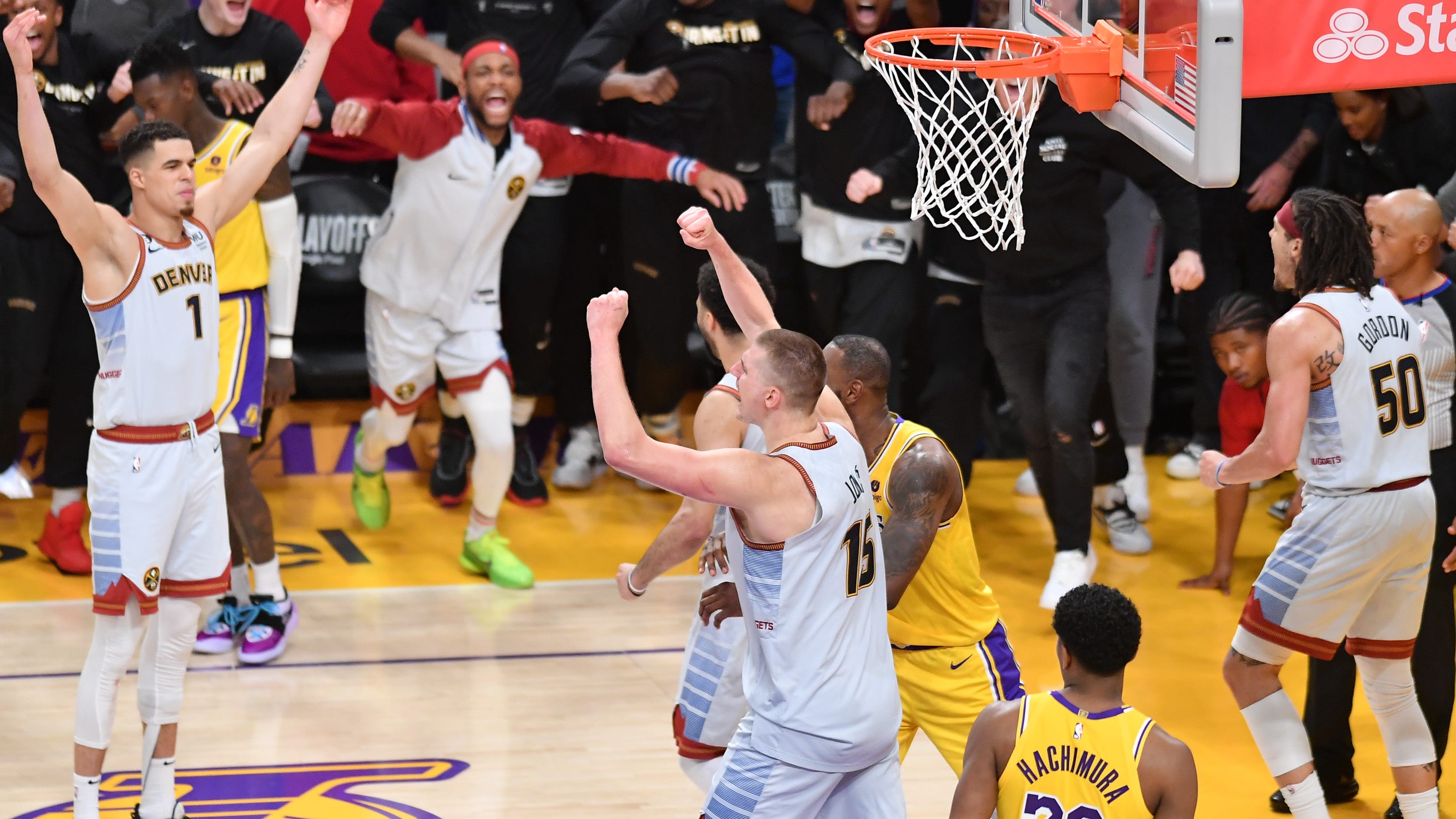 Nuggets sweep Lakers, punch tickets to first NBA Finals in franchise history