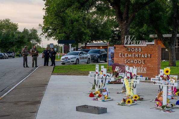 Robb Elementary School in Uvalde