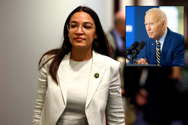 U.S. Rep. Alexandria Ocasio-Cortez has endorsed President Joe Biden as he seeks reelection in 2024