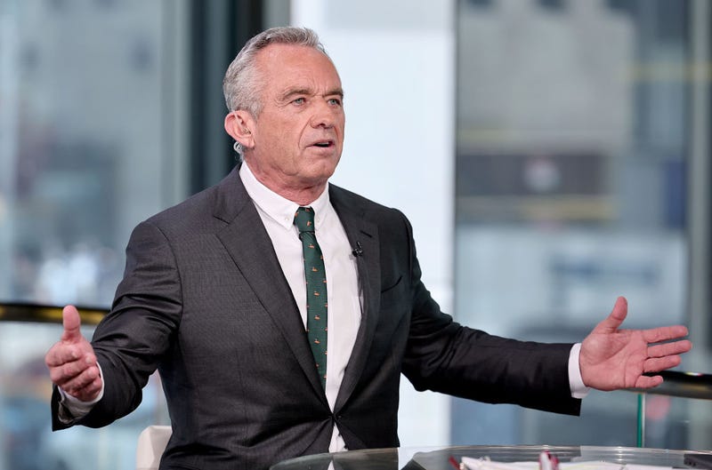 Robert F. Kennedy Jr. visits "The Faulkner Focus"at Fox News Channel Studios on June 02, 2023 in New York City. (Photo by Jamie McCarthy/Getty Images)