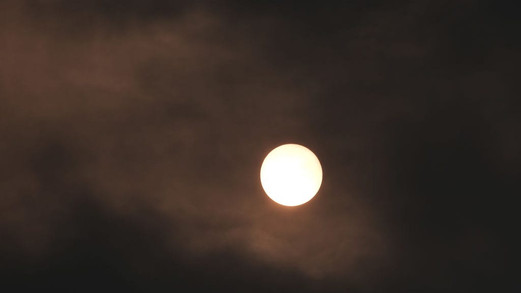When will the skies over the US return from red and hazy?