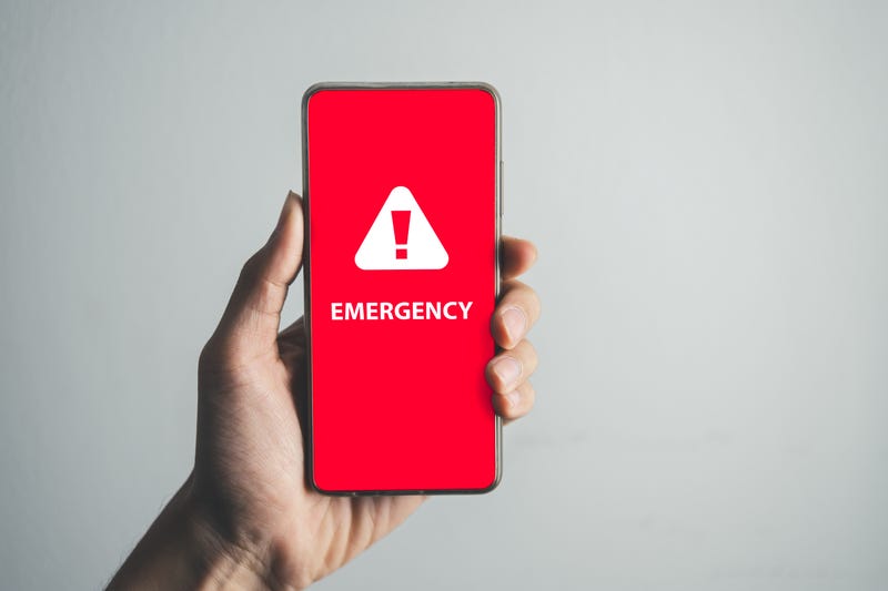 Cell phone emergency alert