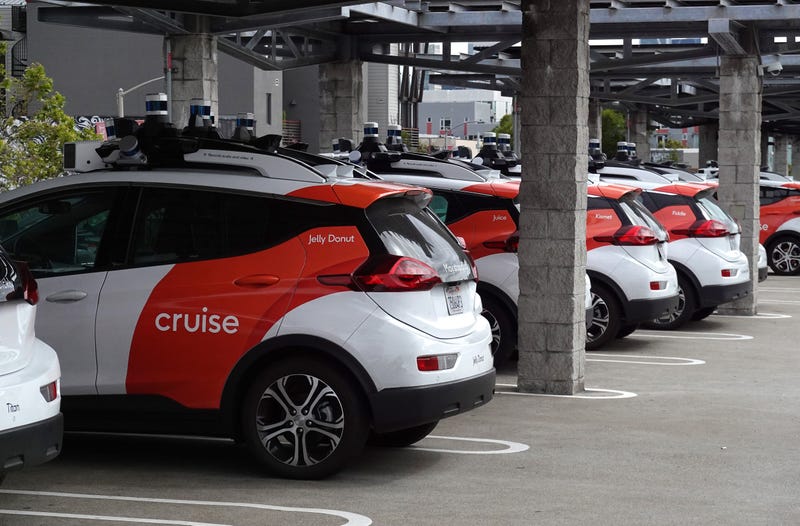 cruise vehicles in parking lot