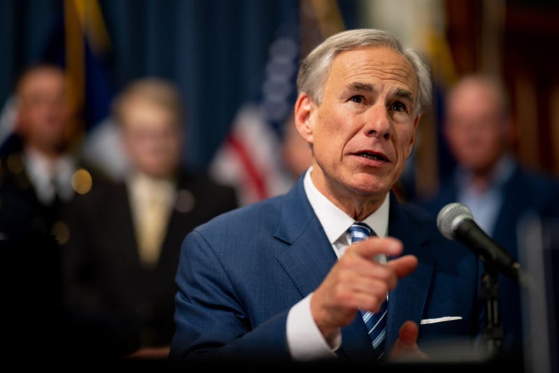 Texas Gov. Greg Abbott speaks during a news conference at the Texas State Capitol on June 08, 2023 in Austin, Texas.