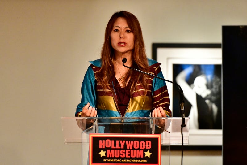 fiona ma speaks at microphone