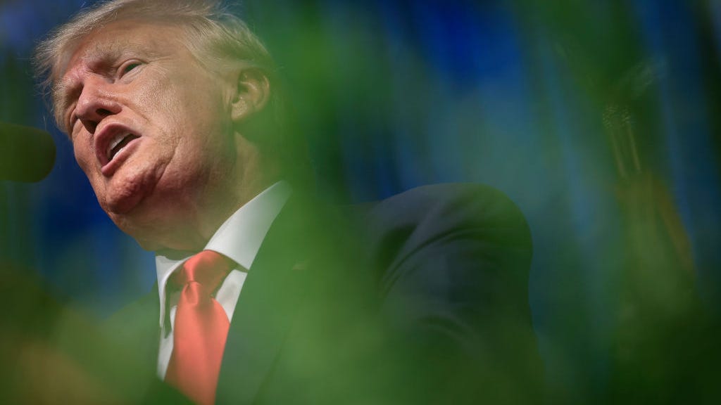 Trump beats DeSantis by 38 points in new poll as 80% of likely GOP voters still think Trump should be president if convicted