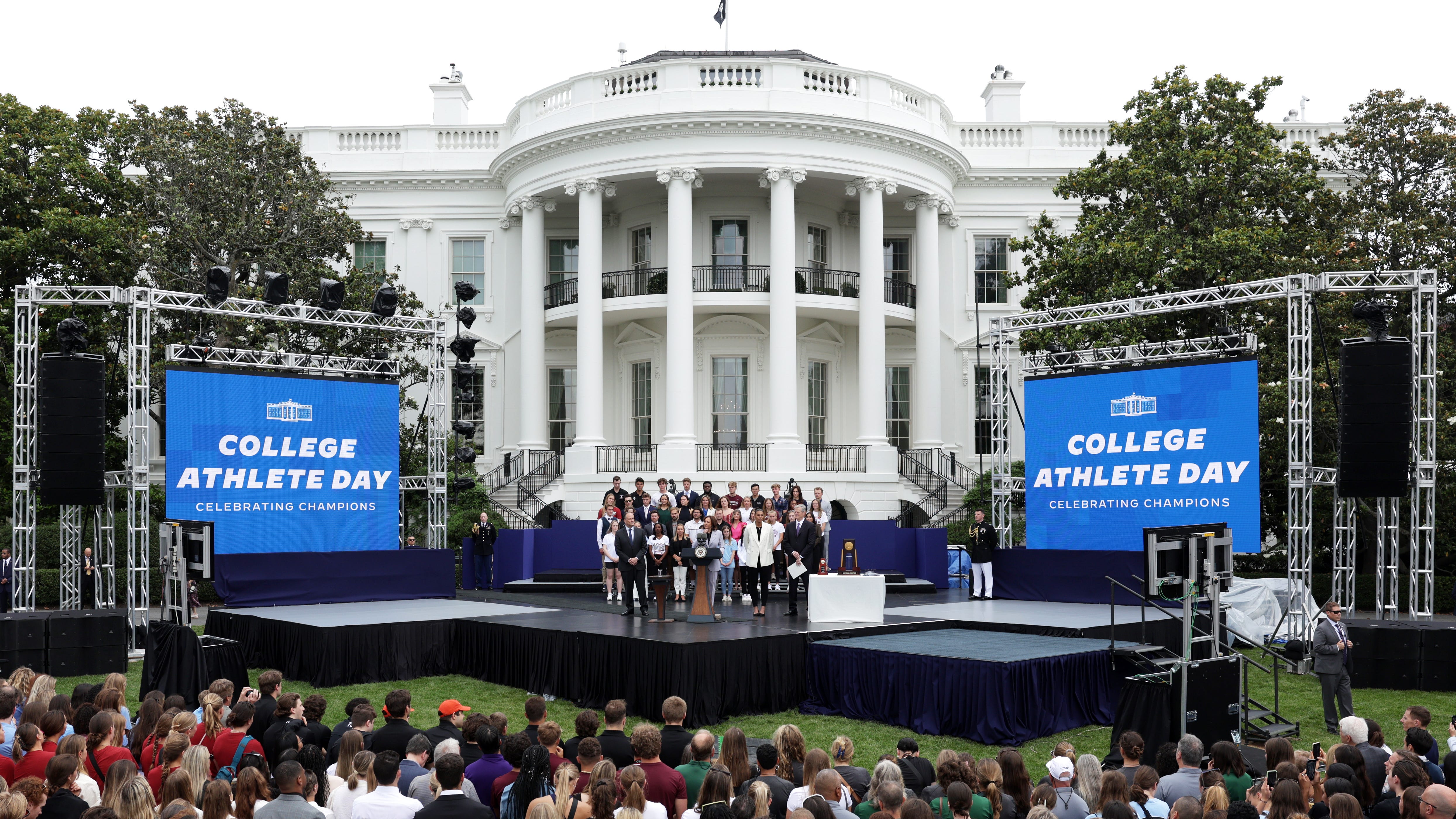 Five SoCal NCAA championship-winning teams visit White House