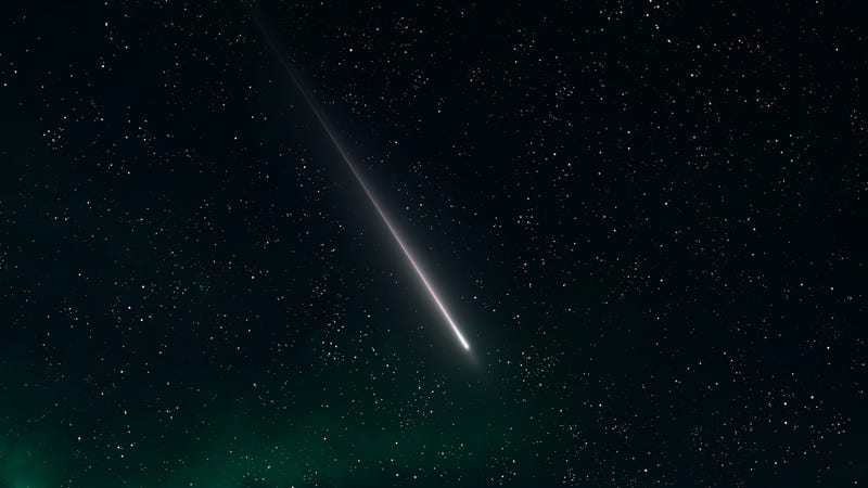 Meteor in the sky