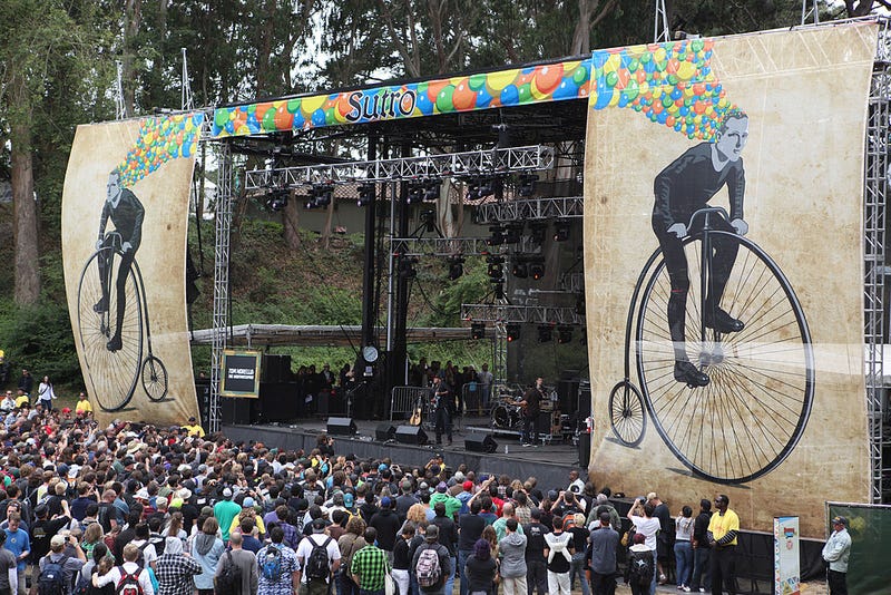 Musician Tom Morello of The Nightwatchman performs onstage at the Sutro Stage during Day 3 of the 2012 Outside Lands Music and Arts Festival at Golden Gate Park on August 12, 2012 in San Francisco, California.