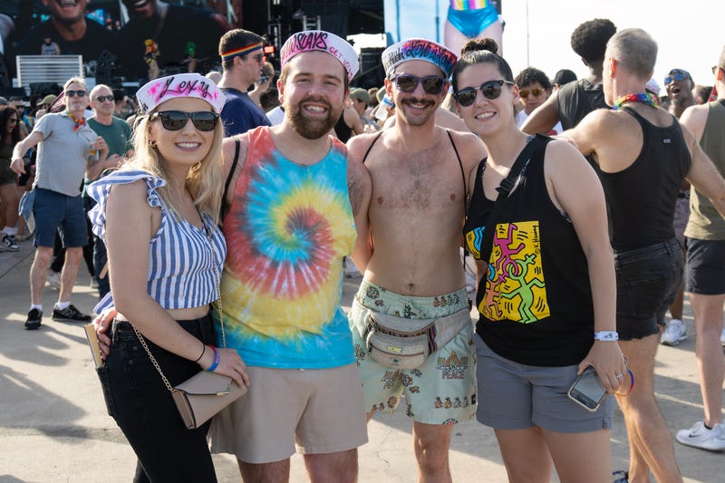 Atmosphere during Pride Island at Brooklyn Army Terminal on June 25, 2023 in New York City.