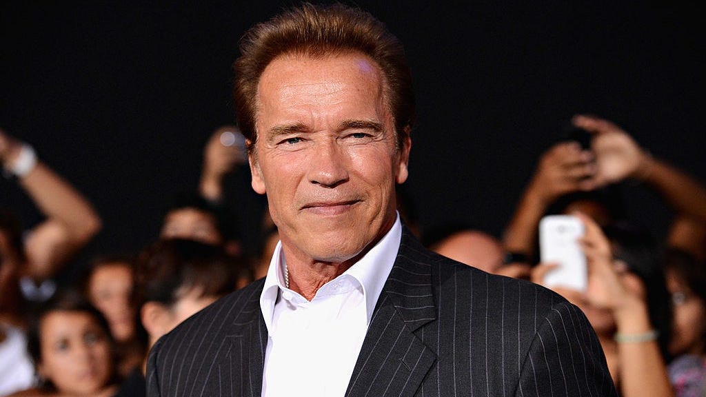Arnold Schwarzenegger's Home Workout Is Interrupted by Pet Donkey Lulu