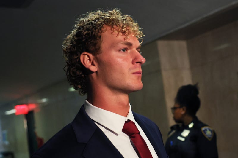 Daniel Penny leaves the courtroom after an arraignment hearing at NYS Supreme Court in Manhattan on June 28, 2023