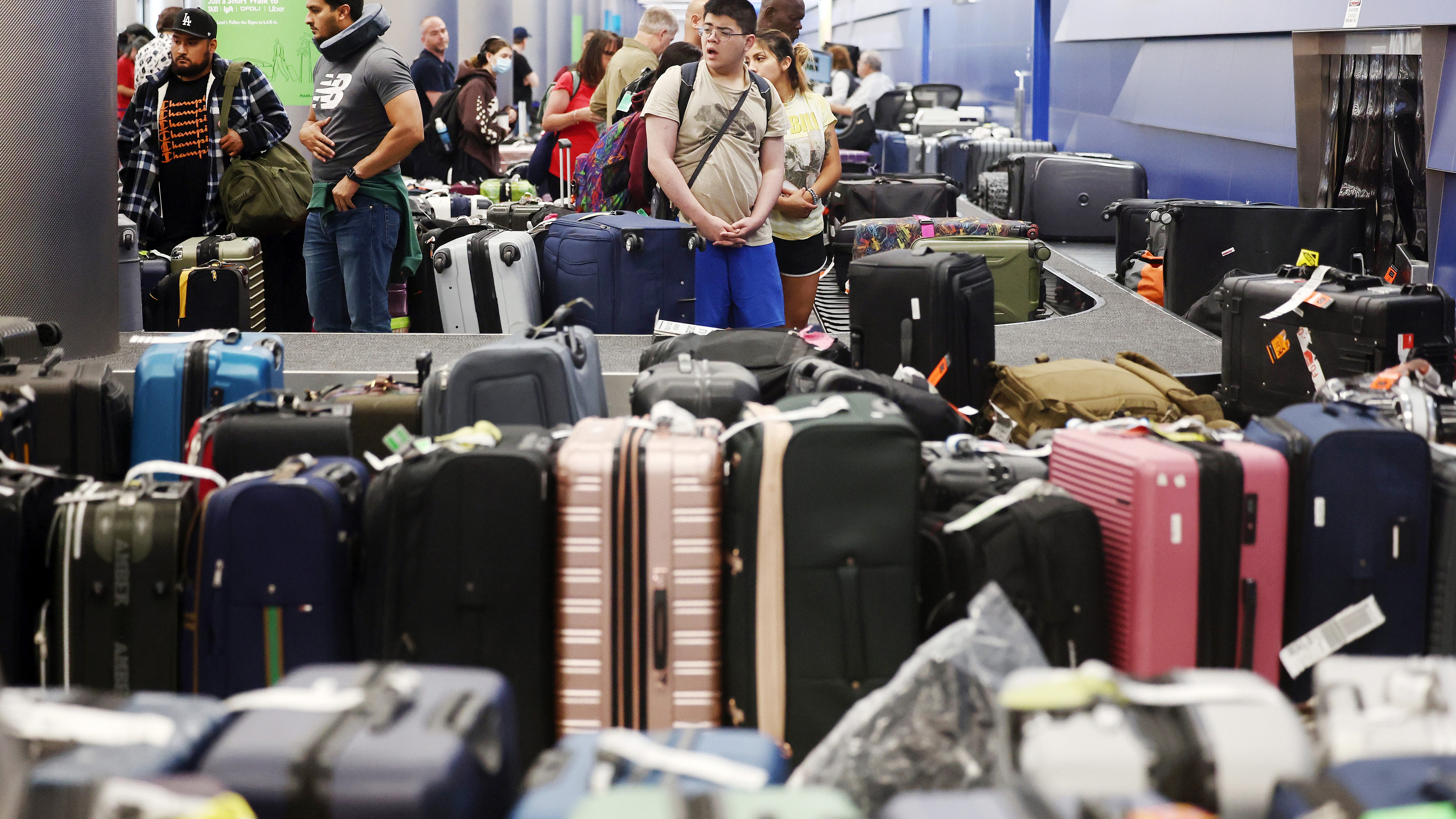 LAX travelers grapple with delays, cancellations