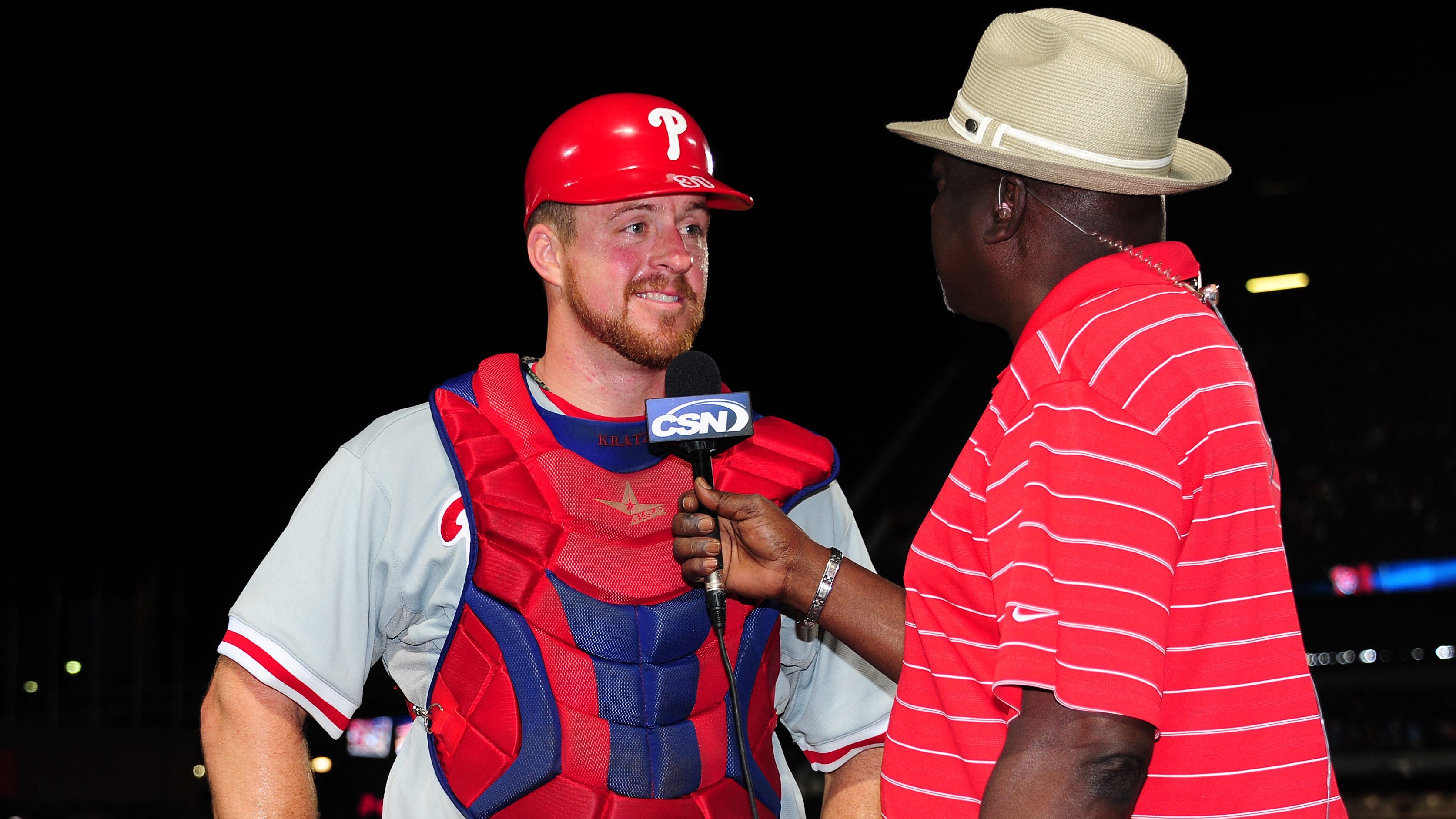 Former Phillies catcher Erik Kratz joins their radio broadcast team