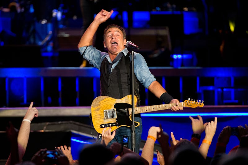Bruce Springsteen And The E Street Band perform at Citizens Bank Park September 2, 2012 in Philadelphia, Pennsylvania. With this concert, Bruce Springsteen and the E Street Band became the first act to perform in every major live music venue in Philadelphia.