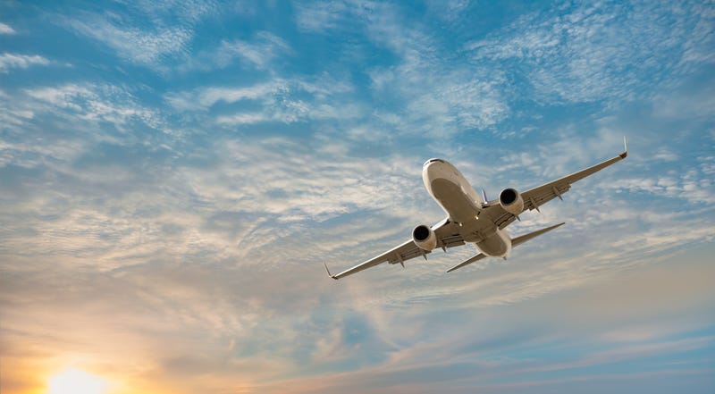 airplane in sky