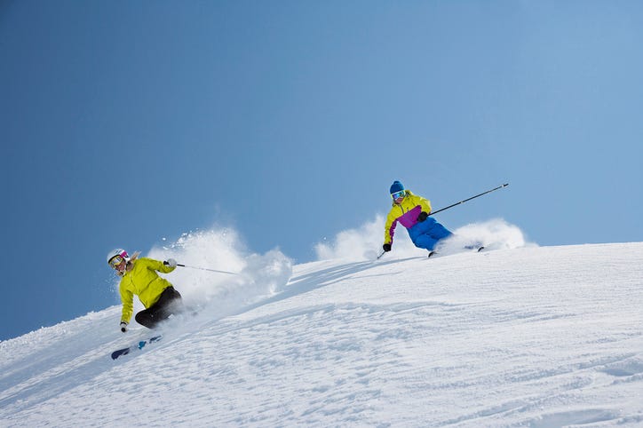 Snow skiing