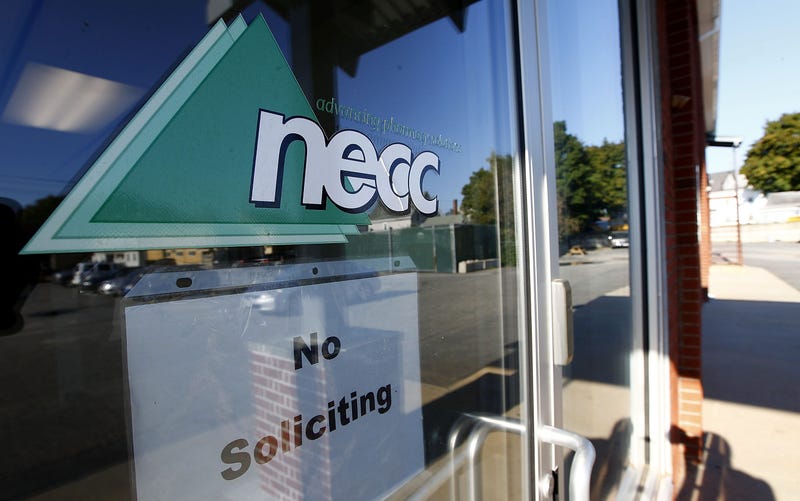 Close up of NECC pharmacy door