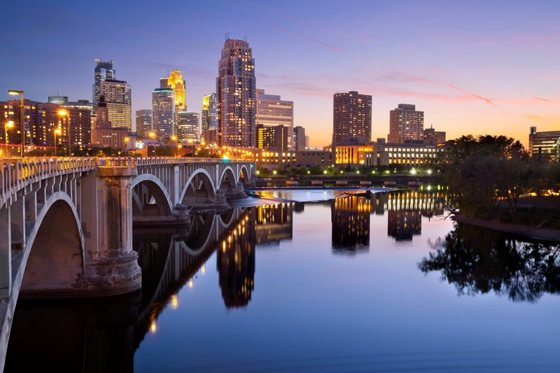 The Minneapolis skyline. 