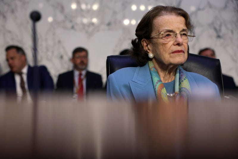 U.S. Sen. Dianne Feinstein (D-CA) listens during a confirmation hearing for Michael Casey and U.S. Air Force Lieutenant General Timothy Haugh before the Senate Select Committee on Intelligence at Hart Senate Office Building on July 12, 2023 on Capitol Hill in Washington, DC.