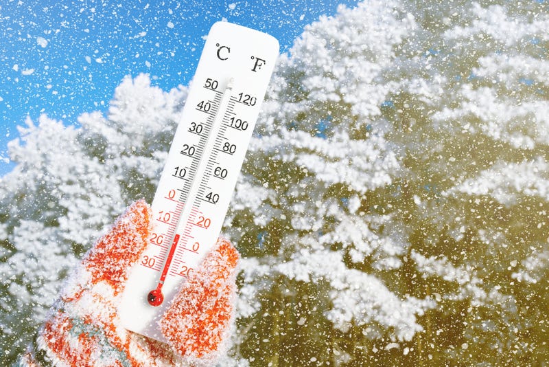 Thermometer with frigid temperatures
