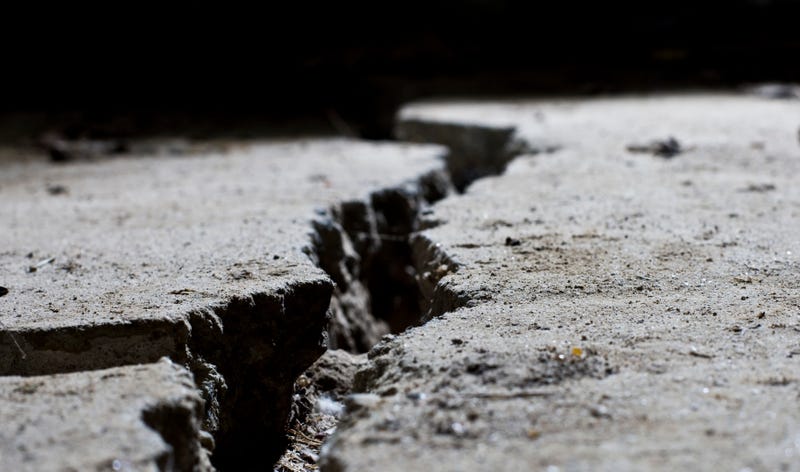 road crack