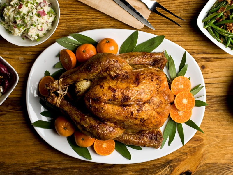 Turkey setting for Thanksgiving.