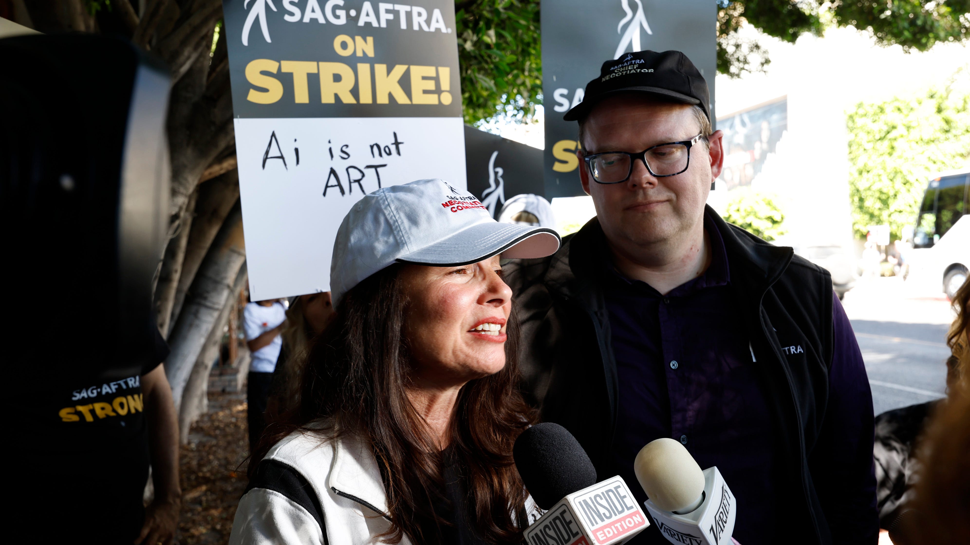 Fran Drescher blasts Hollywood studios for ‘stonewalling’ SAG-AFTRA