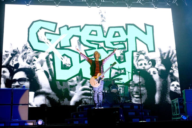 Billie Joe Armstrong of Green Day performs onstage