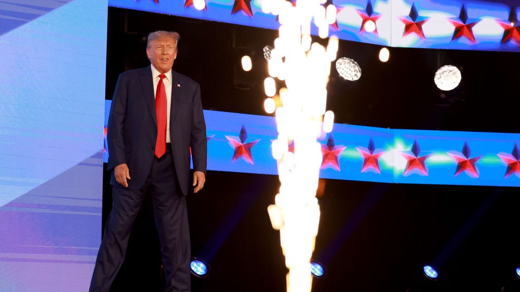 Little-known Michigan businessman beats DeSantis in straw poll of GOP; Trump takes 1st with 85%