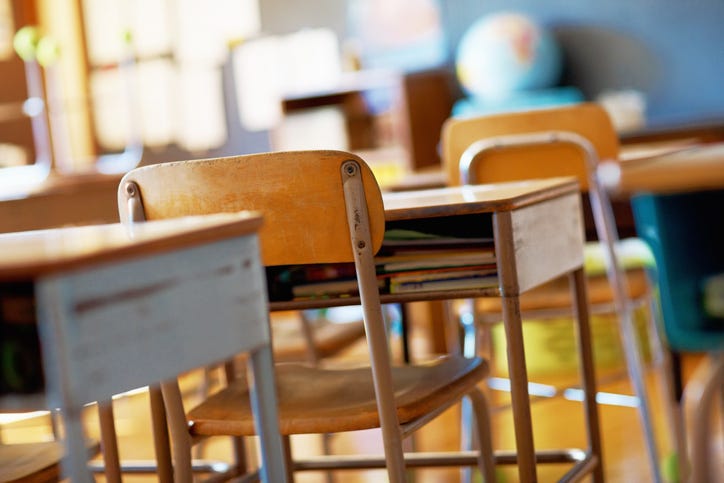 desks in school