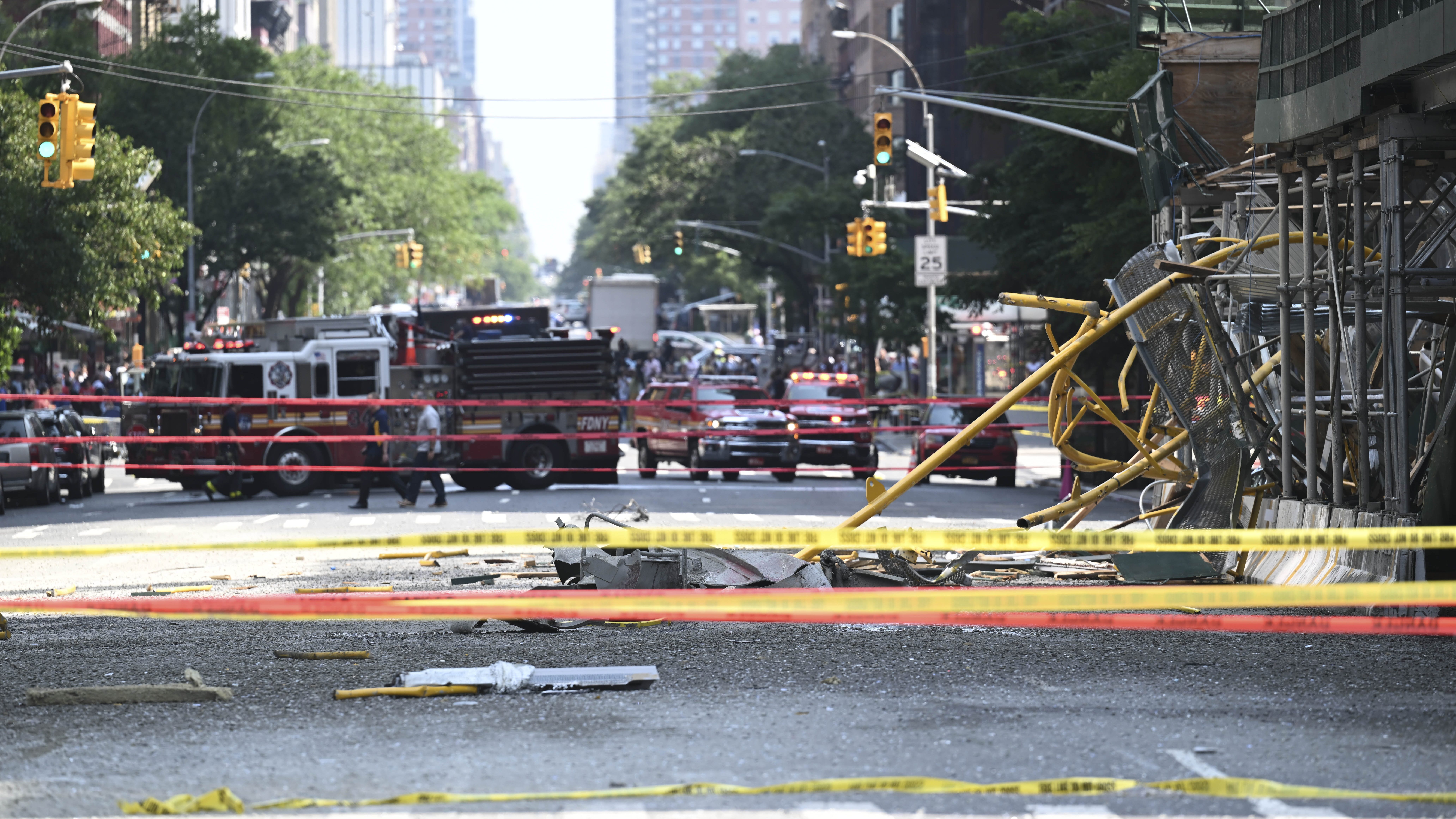 PHOTOS: Manhattan crane collapse was 'like Godzilla crushed it with his hands'
