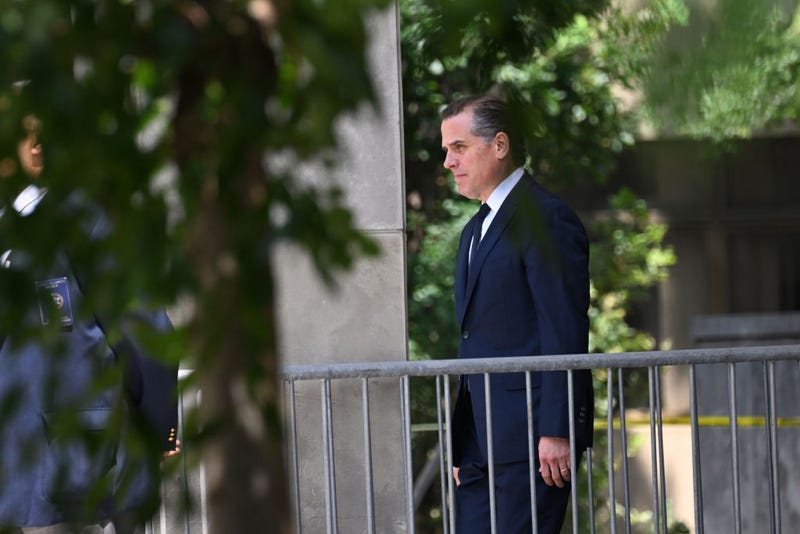 Hunter Biden, son of U.S. President Joe Biden, departs the J. Caleb Boggs Federal Building and United States Courthouse on July 26, 2023 in Wilmington, Delaware.
