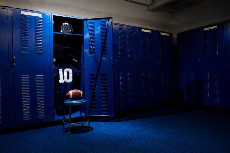 Football locker room